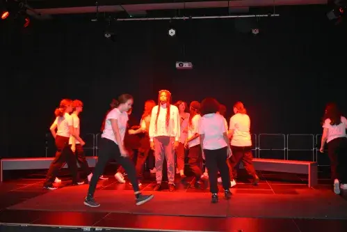 Students performing