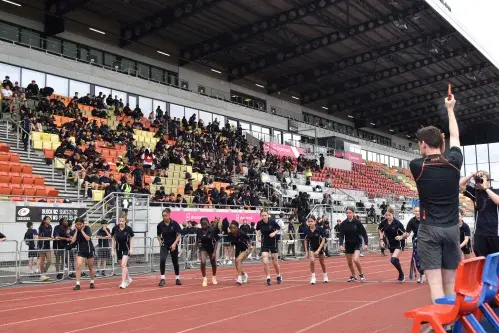 Pupils at school Sports Day
