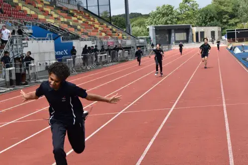 Pupils at school Sports Day