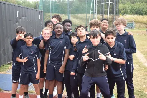 Pupils at school Sports Day